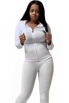 Destiny Women's Jogger Set - White