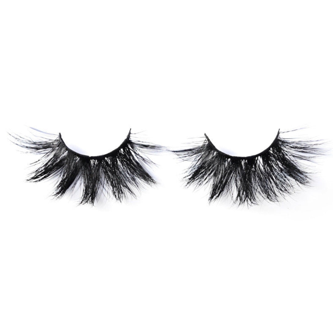 25MM Wispy Fluffy Thick Soft Long Mink Lashes