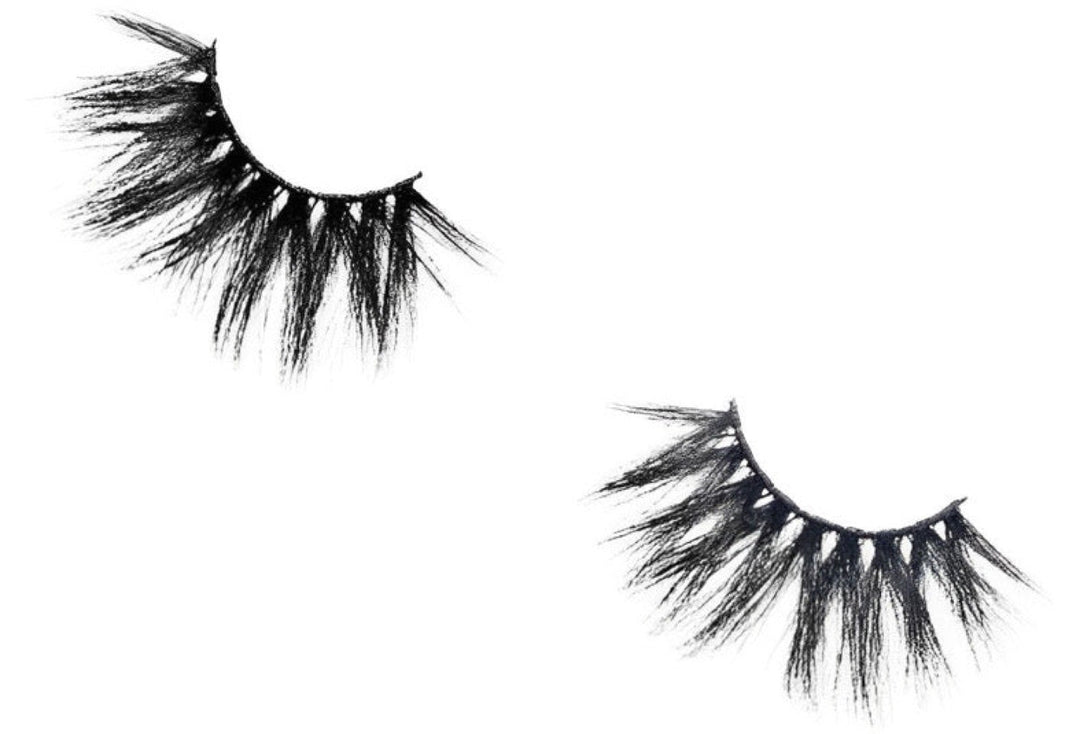 25MM Natural Glam Seductive Fluffy Long Mink Lashes
