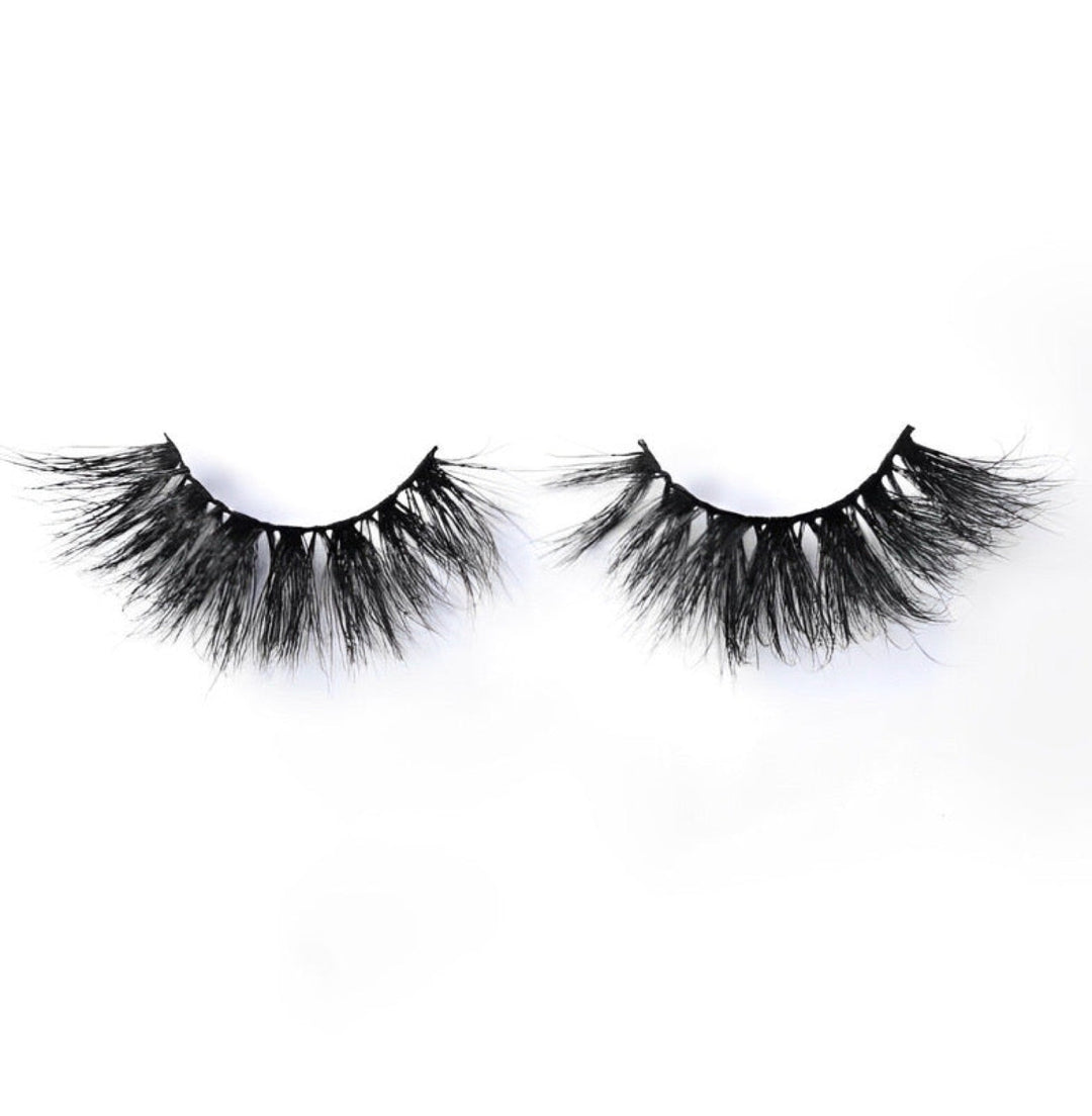 25MM Natural Fluffy Long Mink Lashes