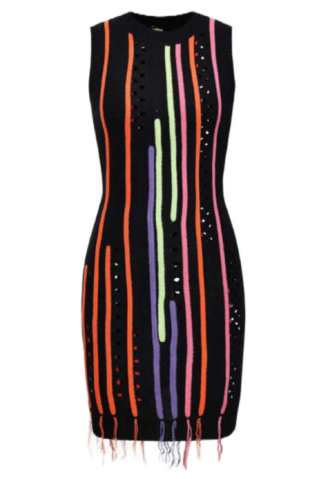 Striped Sweater Dress