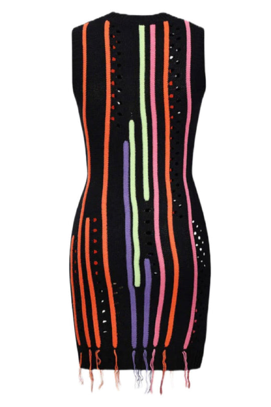 Striped Sweater Dress