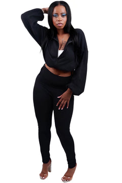 Undefeated Cotton Windbreaker Tracksuit - Black