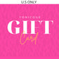 Yonicque Gift Card